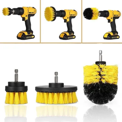 Power Scrubber Brush Cleaning Kit (3 Pcs)