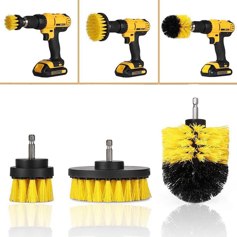 Power Scrubber Brush Cleaning Kit (3 Pcs)