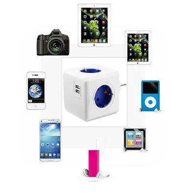 Powercube Socket With USB Port Powercube Socket With USB Port