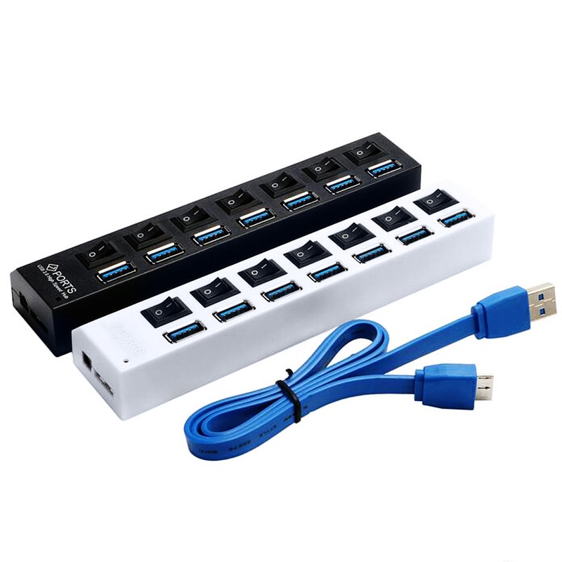 Powered USB Hub 3.0 with 4 and 7 Ports for PC Powered USB Hub 3.0 with 4 and 7 Ports for PC