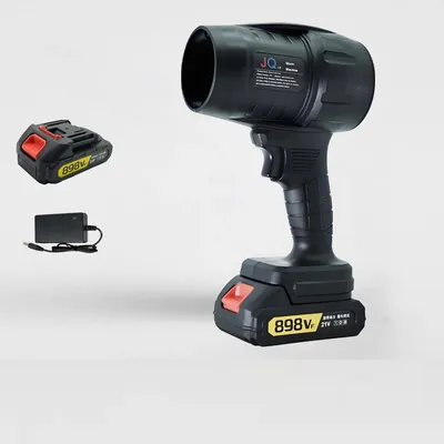 Powerful Air Blower Turbo Fan with Thrust 550g to Cleaning Fallen Leaves, Snow and Sand with 21V Makita-Style Battery