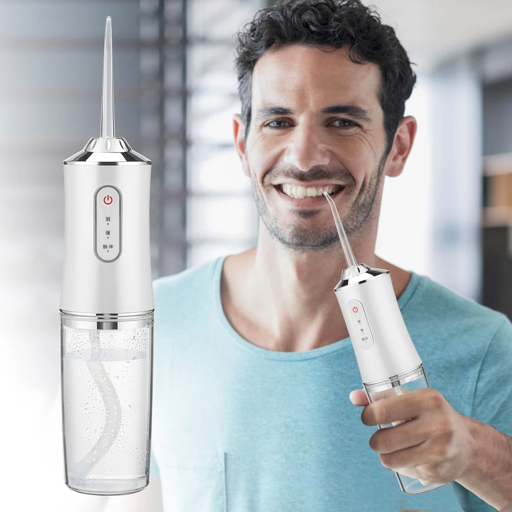 Powerful Dental Water Jet Pick Flosser Mouth Washing Machine Portable Oral Irrigator for Teeth Whitening Dental Powerful Dental Water Jet Pick Flosser Mouth Washing Machine Portable Oral Irrigator for Teeth Whitening Dental