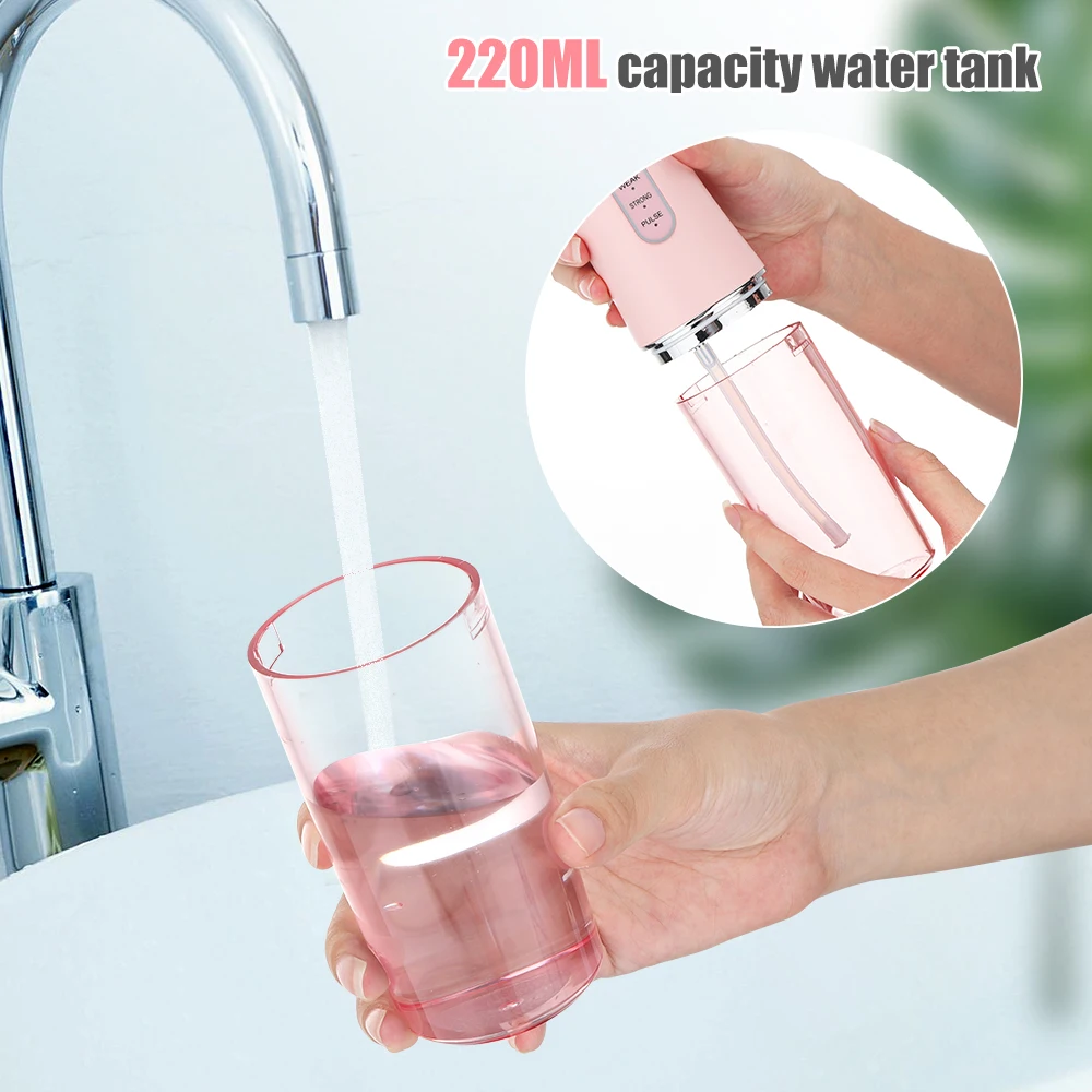 Powerful Dental Water Jet Pick Flosser Mouth Washing Machine Portable Oral Irrigator for Teeth Whitening Dental