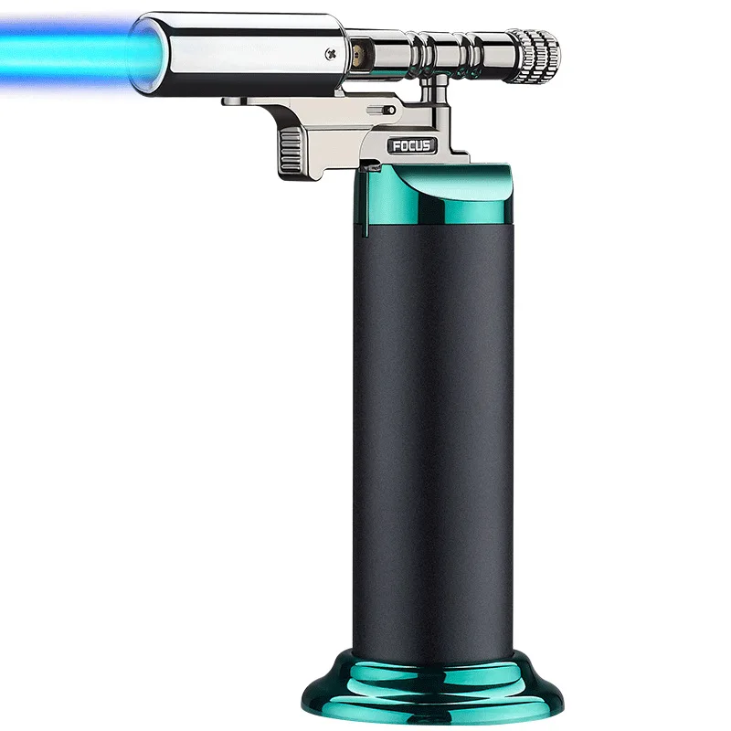 Powerful Windproof Blue Flame Jet Torch Gas Lighter Outdoor Cigar Barbecue Cooking Kitchen Butane Refillable Metal Powerful Windproof Blue Flame Jet Torch Gas Lighter Outdoor Cigar Barbecue Cooking Kitchen Butane Refillable Metal