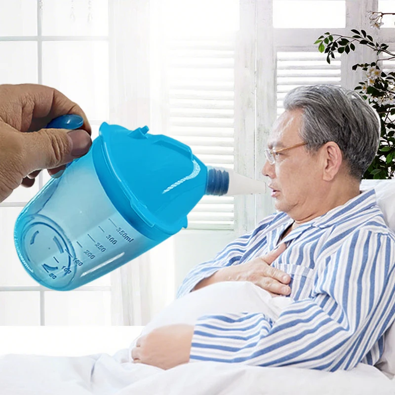 Practical Anti Choking Elderly Sippy Mug Bedridden Patient Liquid Food Sippy Cup Elderly Spill Proof Cup Controll Flow