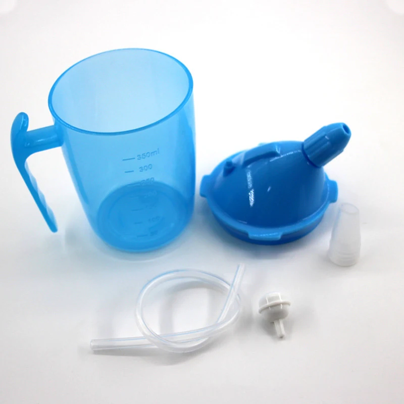 Practical Anti Choking Elderly Sippy Mug Bedridden Patient Liquid Food Sippy Cup Elderly Spill Proof Cup Controll Flow