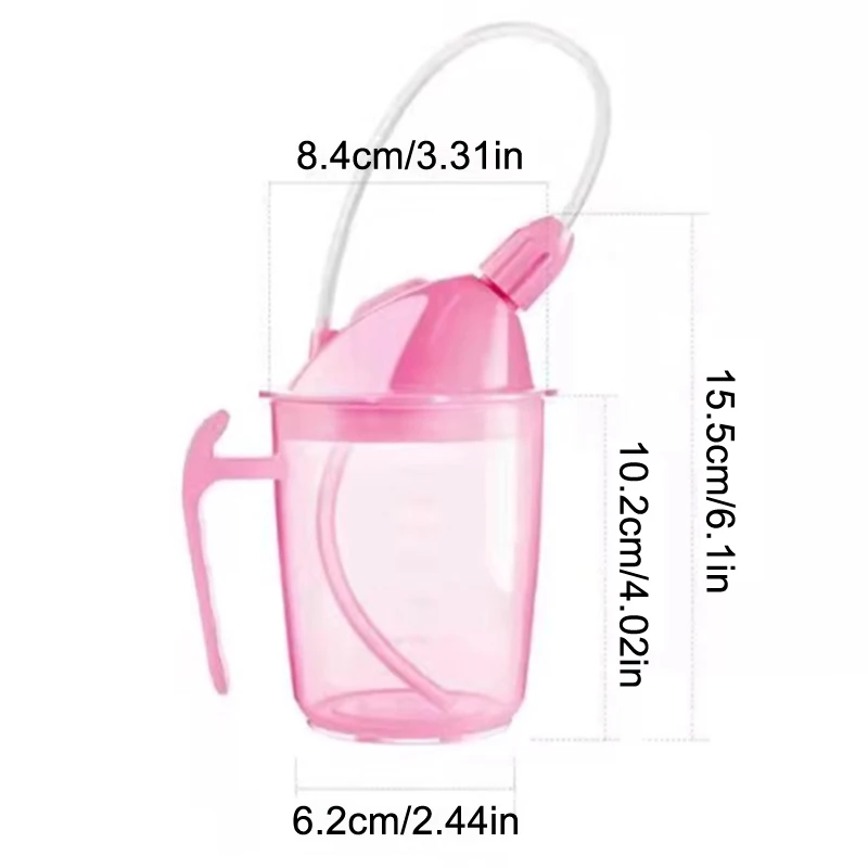 Practical Anti Choking Elderly Sippy Mug Bedridden Patient Liquid Food Sippy Cup Elderly Spill Proof Cup Controll Flow
