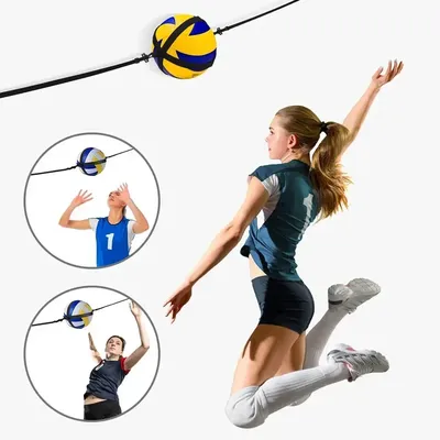 Practical Assistant Wear-resistant Flexible Volleyball Practice Trainer for Exercise Volleyball Trainer Volleyball Belt