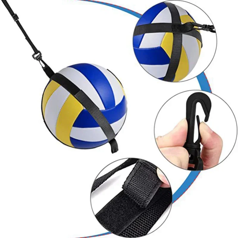 Practical Assistant Wear-resistant Flexible Volleyball Practice Trainer for Exercise Volleyball Trainer Volleyball Belt