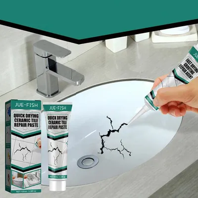 Practical Floor Tile Repair Cream Environmentally Universal Ceramic Repair Agent Quick-Drying Waterproof for Floor Wall Practical Floor Tile Repair Cream Environmentally Universal Ceramic Repair Agent Quick-Drying Waterproof for Floor Wall