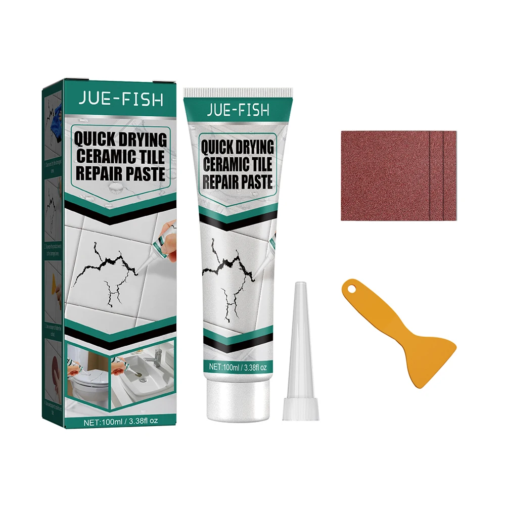 Practical Floor Tile Repair Cream Environmentally Universal Ceramic Repair Agent Quick-Drying Waterproof for Floor Wall Practical Floor Tile Repair Cream Environmentally Universal Ceramic Repair Agent Quick-Drying Waterproof for Floor Wall