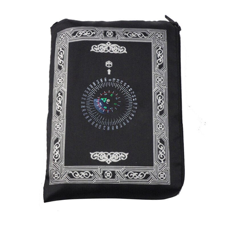 Prayer Rug Braided Mat with Compass