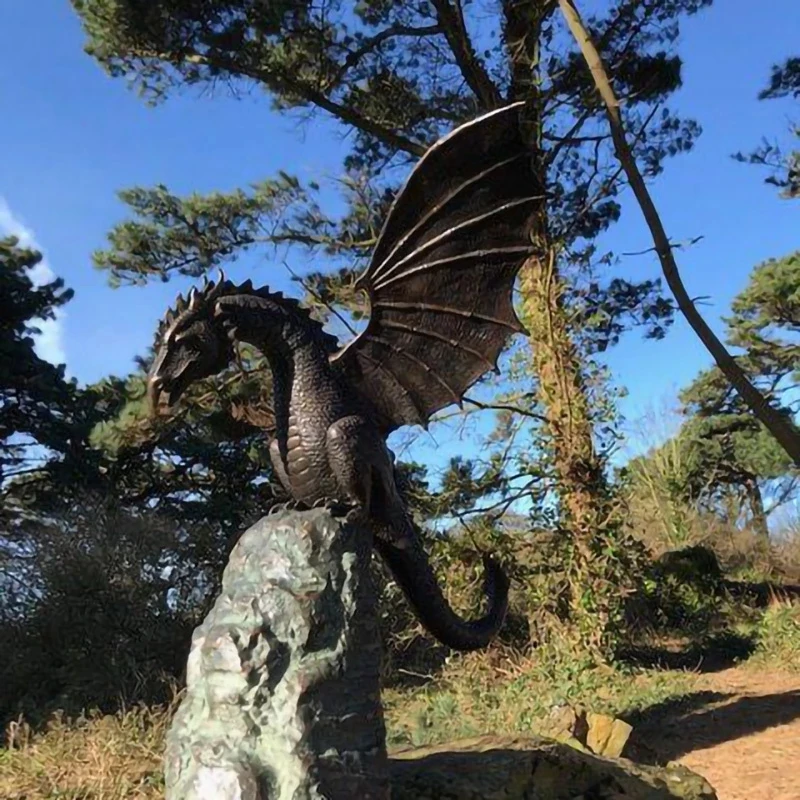 Precision Casting Fire-breathing Dragon Sculpture Waterscape Resin Fountain Majestic Dragon Sculpture Home Garden Precision Casting Fire-breathing Dragon Sculpture Waterscape Resin Fountain Majestic Dragon Sculpture Home Garden