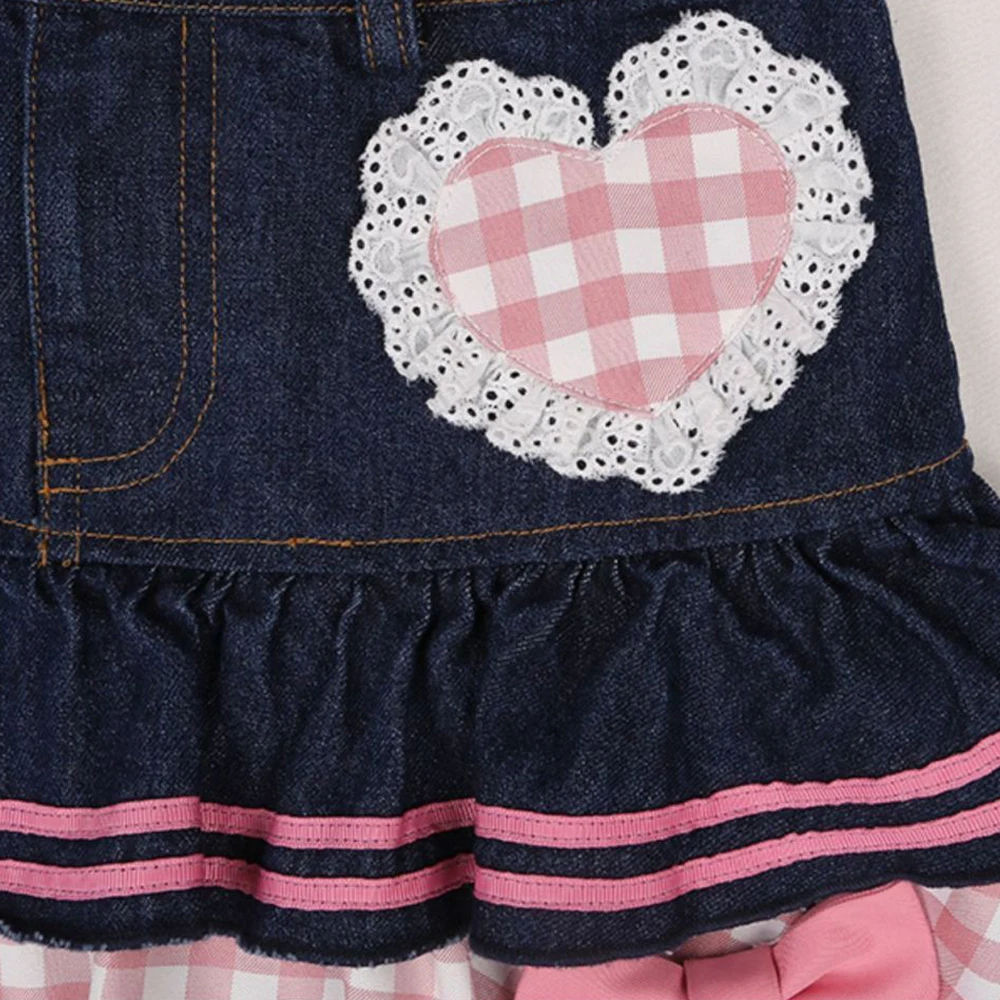 Preppy Style Lolita Kawaii Skirts Japanese Sweet Mini Women Harajuku Cute Ball Gown Denim Skater Y2K High Waist Lace Preppy Style Lolita Kawaii Skirts Japanese Sweet Mini Women Harajuku Cute Ball Gown Denim Skater Y2K High Waist Lace