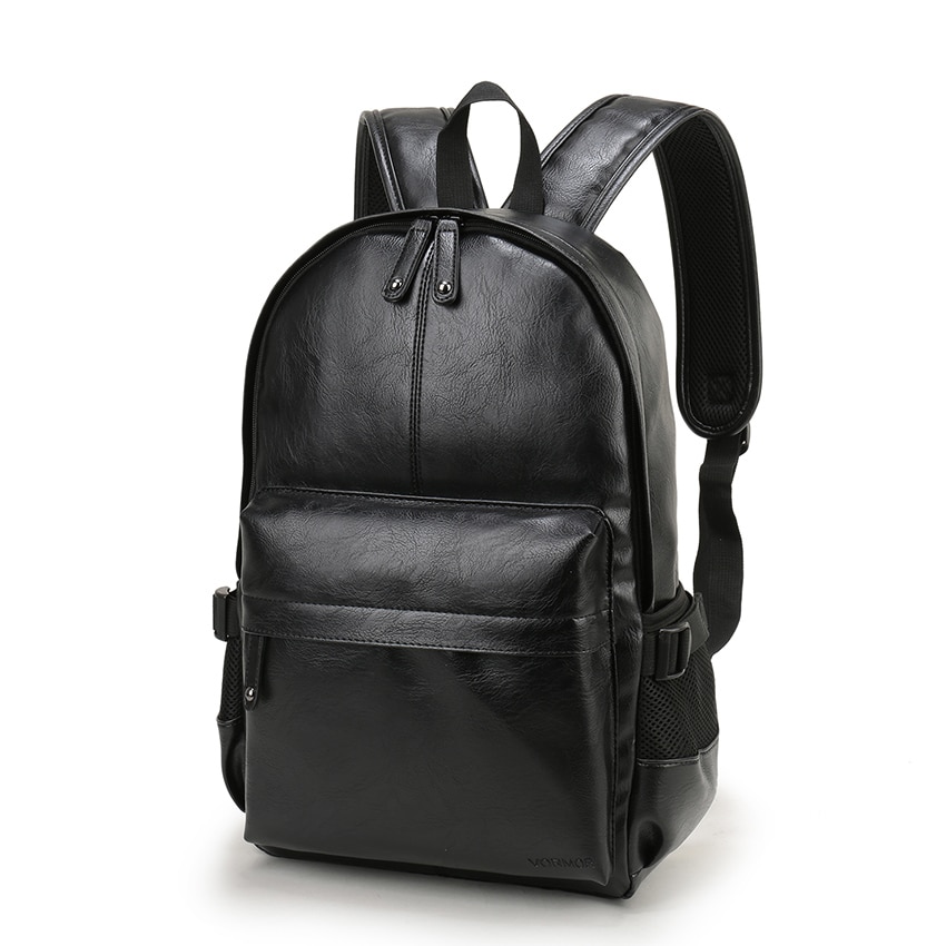 Preppy Style Mens Leather Backpack Preppy Style Mens Leather Backpack