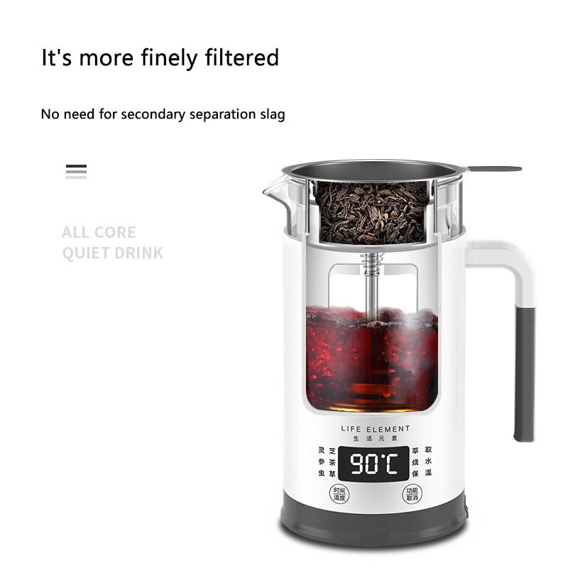 Press Coffee Maker with LCD Screen