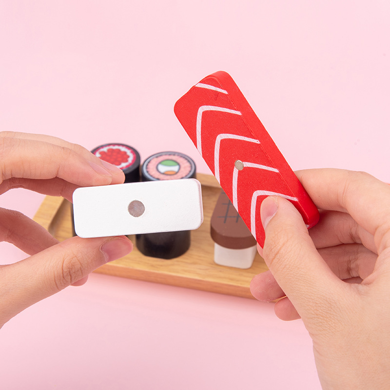 Pretend Play Magnetic Wooden Sushi Set Pretend Play Magnetic Wooden Sushi Set