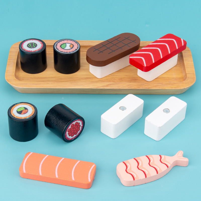 Pretend Play Magnetic Wooden Sushi Set Pretend Play Magnetic Wooden Sushi Set