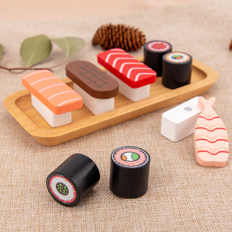 Pretend Play Magnetic Wooden Sushi Set Pretend Play Magnetic Wooden Sushi Set