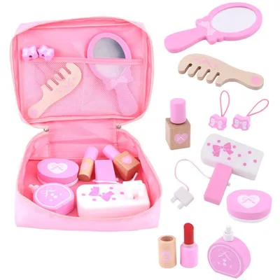 Pretend Toy Wooden Makeup Set