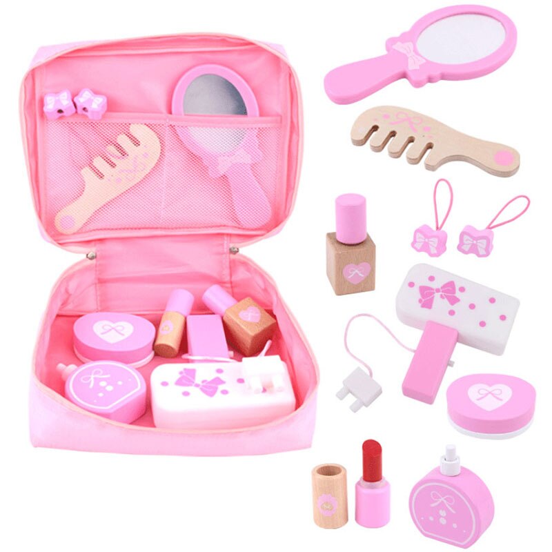 Pretend Toy Wooden Makeup Set Pretend Toy Wooden Makeup Set