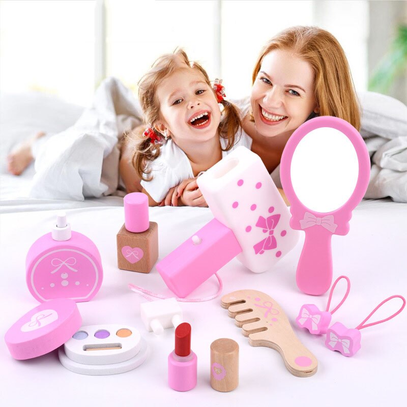 Pretend Toy Wooden Makeup Set