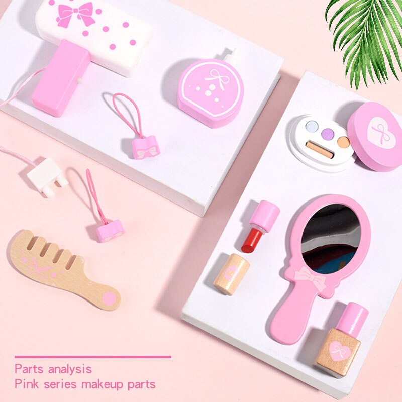 Pretend Toy Wooden Makeup Set
