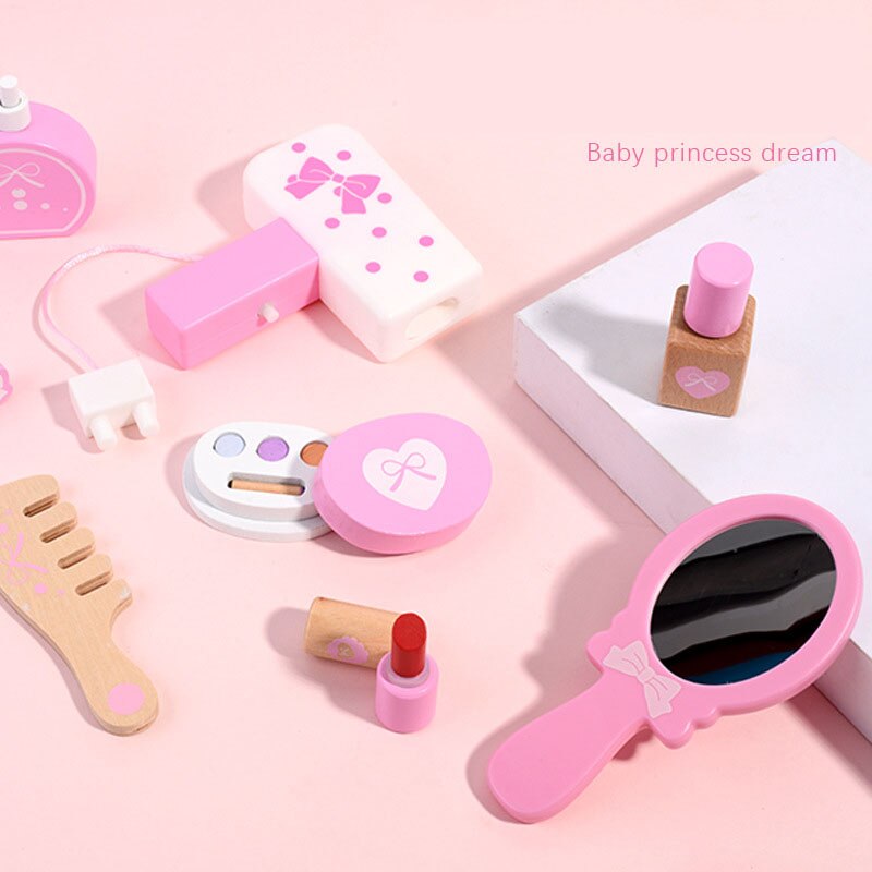Pretend Toy Wooden Makeup Set