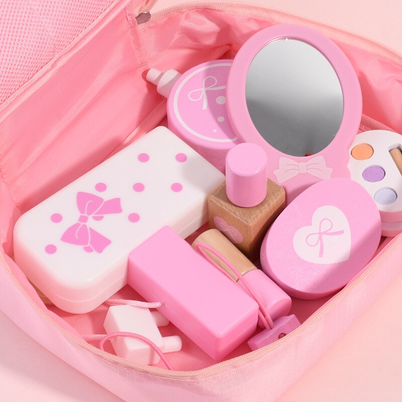 Pretend Toy Wooden Makeup Set