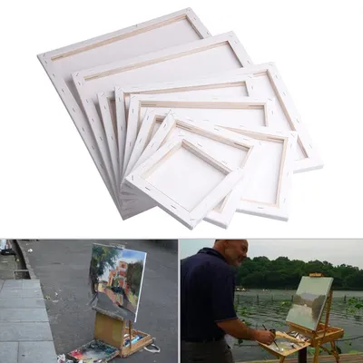 Primed White Canvas Board for Painting Primed White Canvas Board for Painting