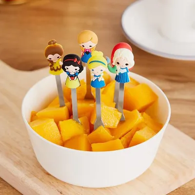 Princesses Fruit Fork Set (6 pcs)