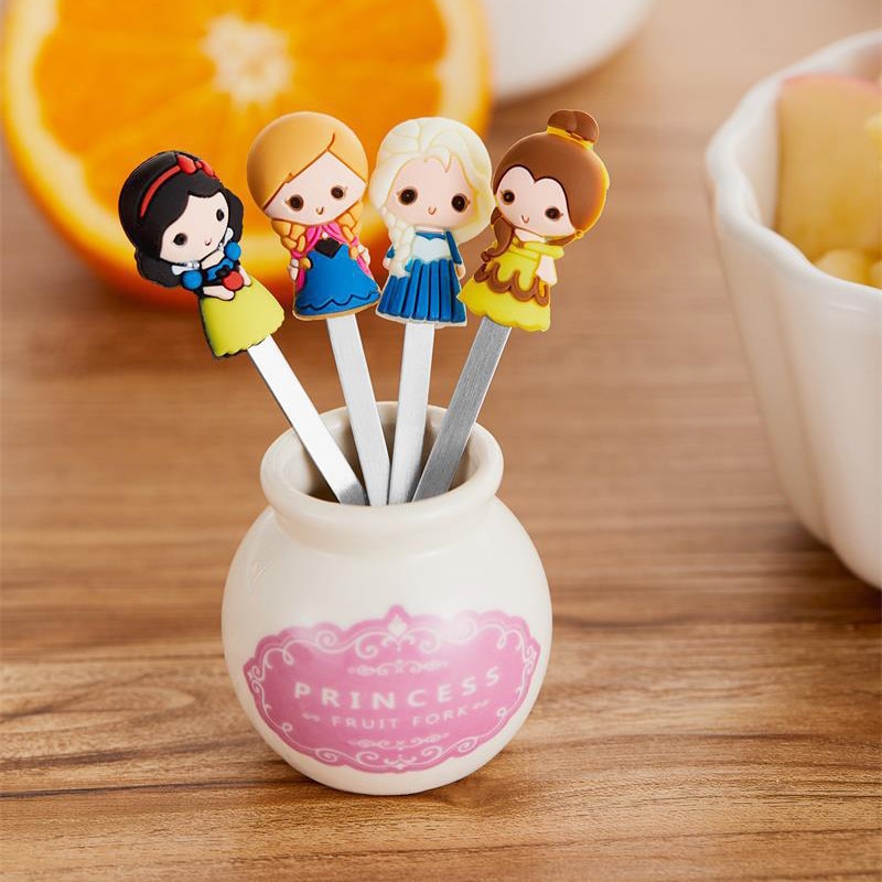 Princesses Fruit Fork Set (6 pcs)