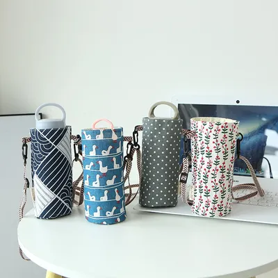 Printed Bottle Sling Cover Bag Printed Bottle Sling Cover Bag
