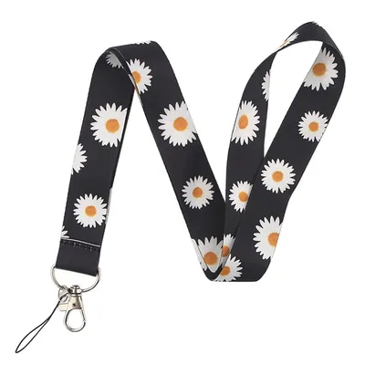 Printed Floral Lanyard Neck Strap Printed Floral Lanyard Neck Strap