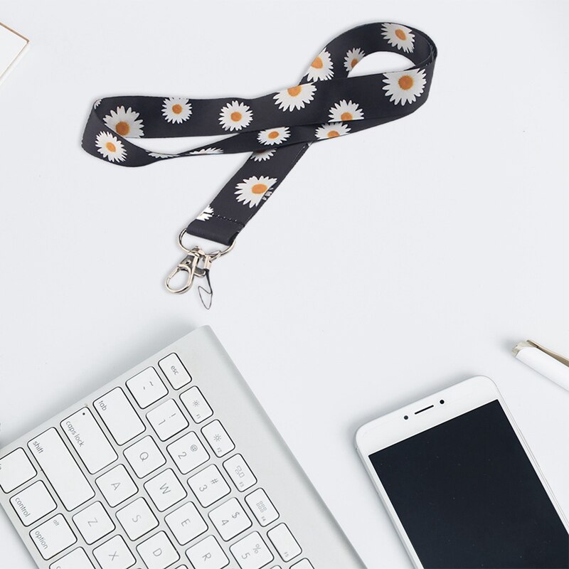 Printed Floral Lanyard Neck Strap Printed Floral Lanyard Neck Strap