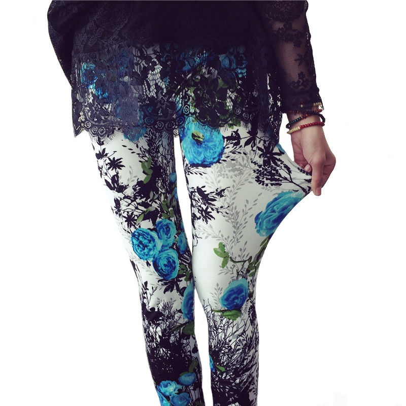 Printed Leggings High-Waisted Pants Printed Leggings High-Waisted Pants