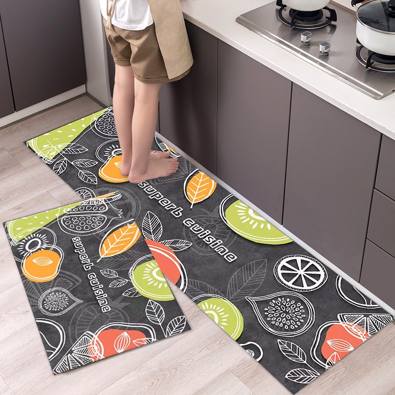 Printed Long Kitchen Mat