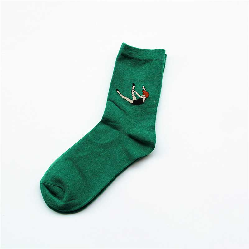 Printed Socks Women's Fashion (5 pairs) Printed Socks Women's Fashion (5 pairs)