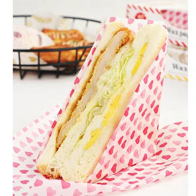 Printed Wax Paper Food Wraps (50 pcs) Printed Wax Paper Food Wraps (50 pcs)