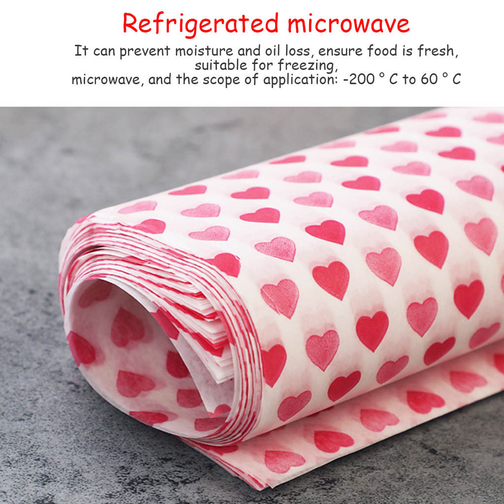 Printed Wax Paper Food Wraps (50 pcs) Printed Wax Paper Food Wraps (50 pcs)