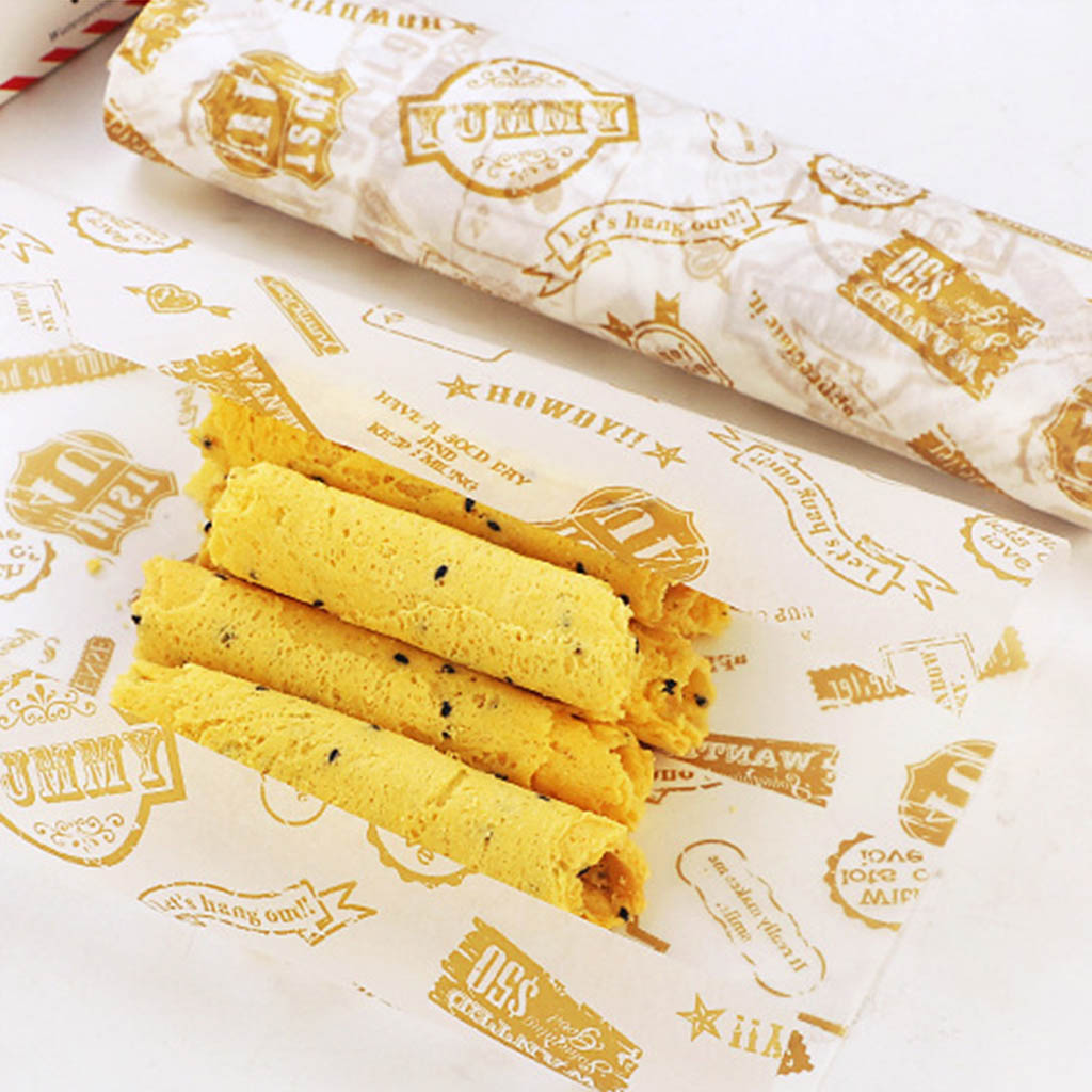 Printed Wax Paper Food Wraps (50 pcs) Printed Wax Paper Food Wraps (50 pcs)