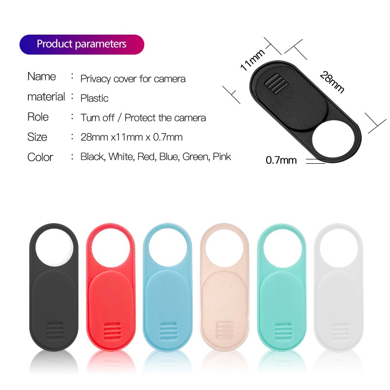 Privacy Webcam Cover Stickers (6 pcs) Privacy Webcam Cover Stickers (6 pcs)