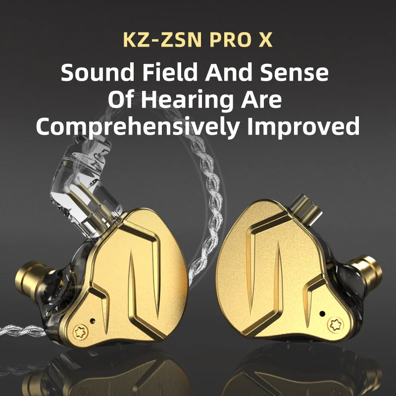 Pro X Metal Earphones 1BA+1DD Hybrid technology HIFI In Ear Monitor Earphones Bass Earbuds Sport Noise Cancelling