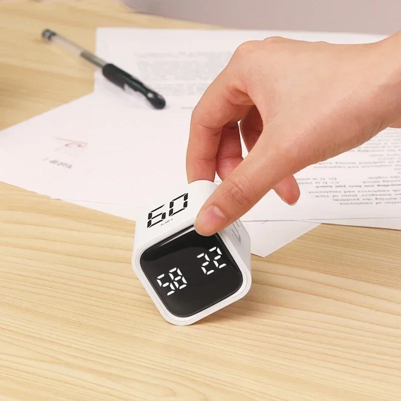Productivity Cube Timer Gravity Sensor Flipping LED Display 4 Preset Time Dual Modes Countdown Cooking Study Mini Productivity Cube Timer Gravity Sensor Flipping LED Display 4 Preset Time Dual Modes Countdown Cooking Study Mini