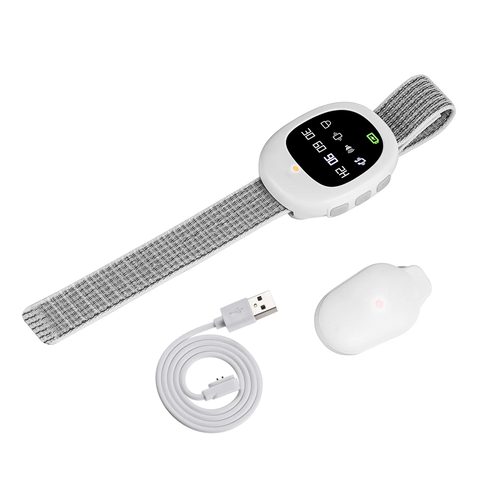 Professional Arm Wear Bedwetting Sensor Alarm For Baby Toddler Adults Potty Training Wet Reminder Sleeping Enuresis Professional Arm Wear Bedwetting Sensor Alarm For Baby Toddler Adults Potty Training Wet Reminder Sleeping Enuresis