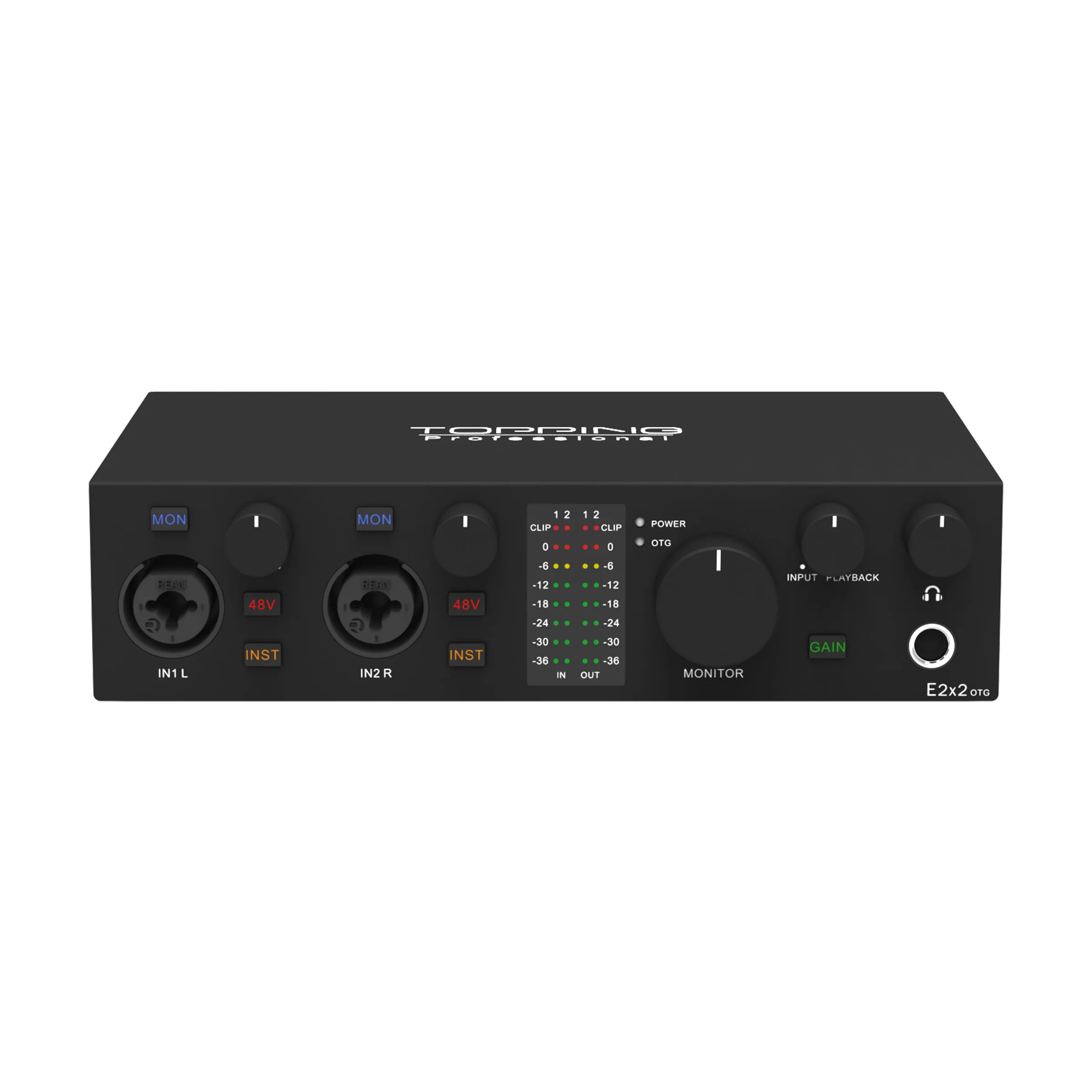 Professional Audio Interface 2 in 2 Out Sound Card 8 DAW and 6 LoopBack Channels SPDIF Output Expansion Professional Audio Interface 2 in 2 Out Sound Card 8 DAW and 6 LoopBack Channels SPDIF Output Expansion