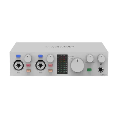 Professional Audio Interface 2 in 2 Out Sound Card 8 DAW and 6 LoopBack Channels SPDIF Output Expansion