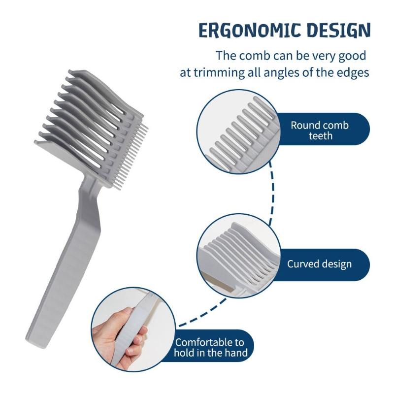 Professional Barber Combs Clipper Blending Flat Top Hair Comb Hair Styling Appliances Barber Tool Fade Comb Salon Professional Barber Combs Clipper Blending Flat Top Hair Comb Hair Styling Appliances Barber Tool Fade Comb Salon