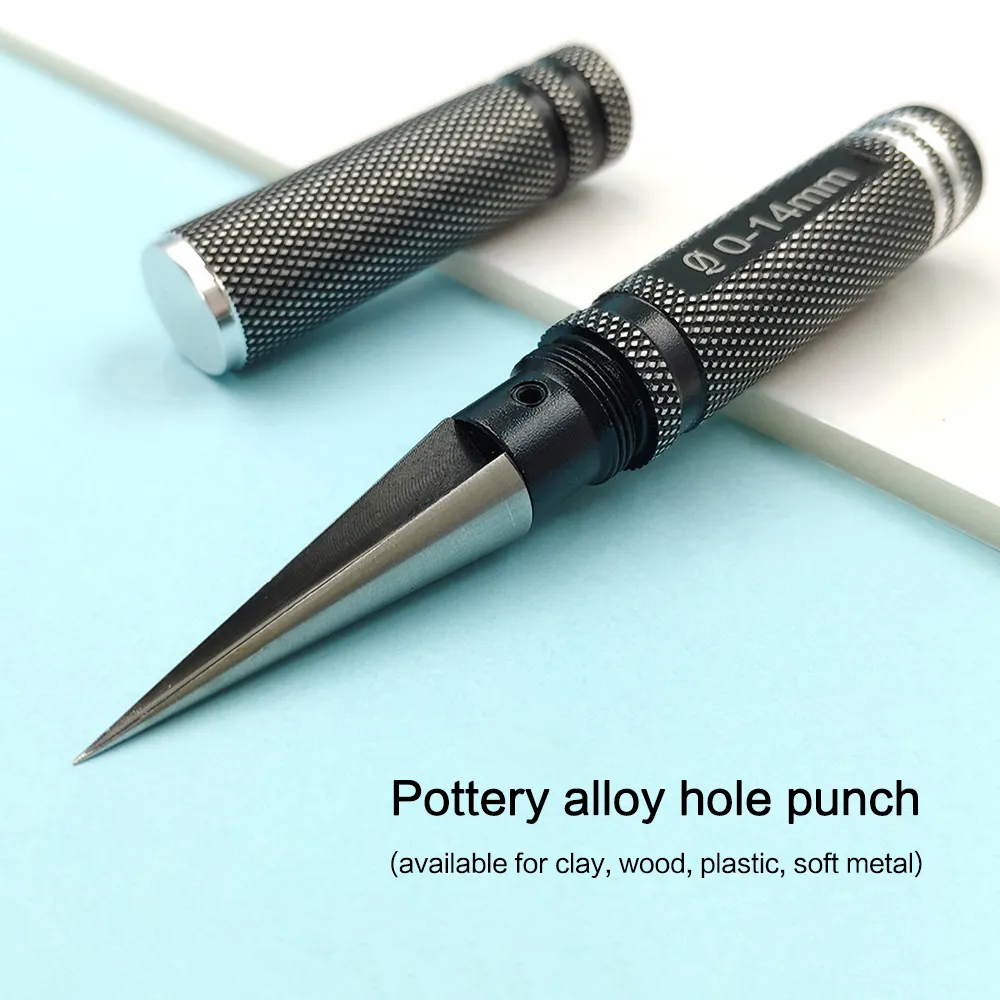 Professional Drill Tool High Hardness Clay Punch Pottery Punch DIY hand-made Woodworking Hole Punch Expand Hole Pottery