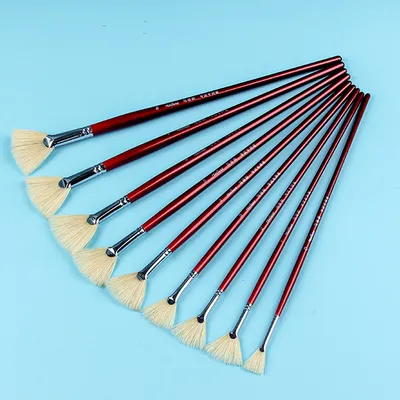Professional Fan Painting Brush Set (9 Pcs) Professional Fan Painting Brush Set (9 Pcs)